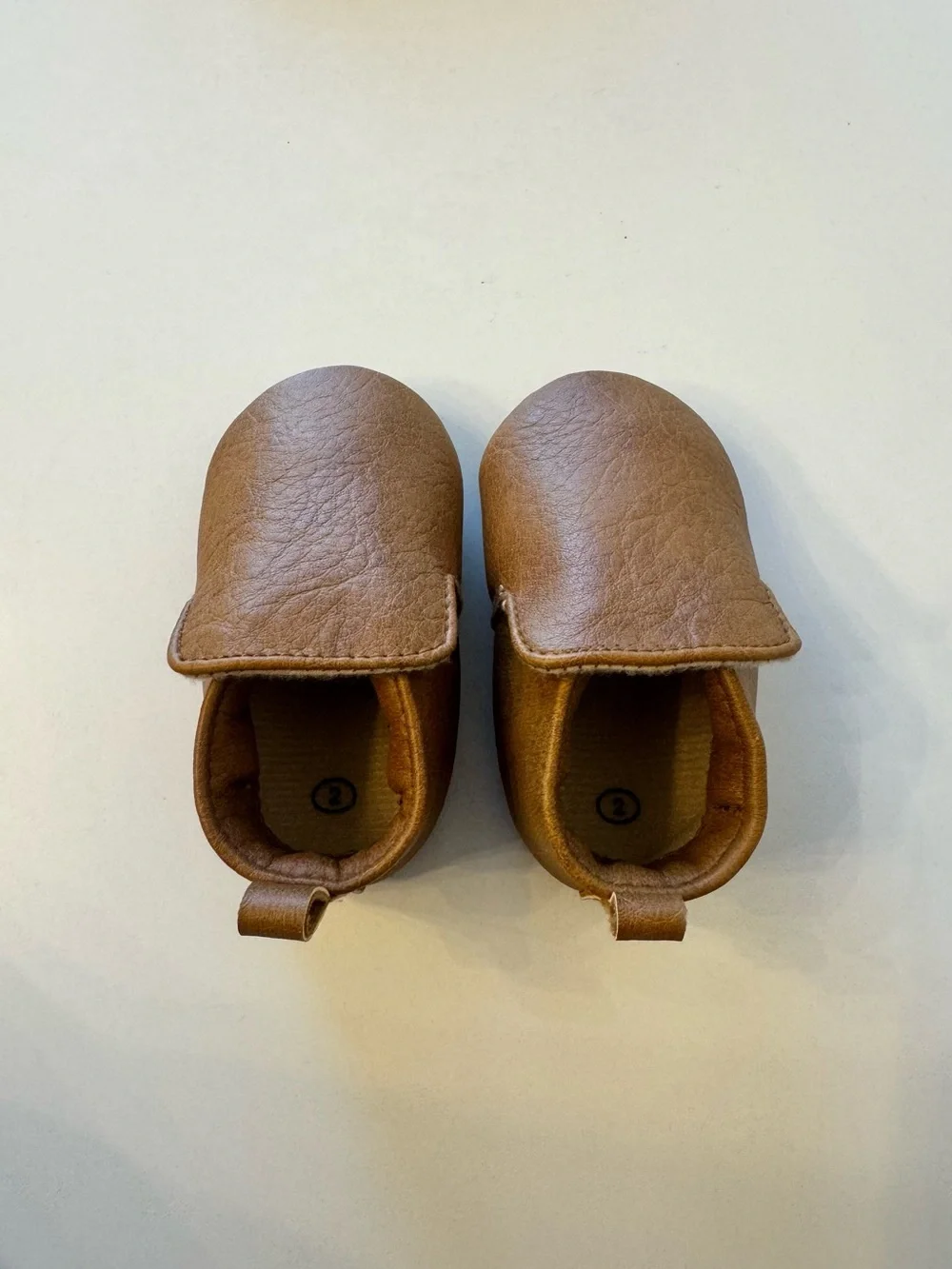 NIB Baby Loafer Mox Sweet N Swag Brown Slip-On Shoes SZ 2